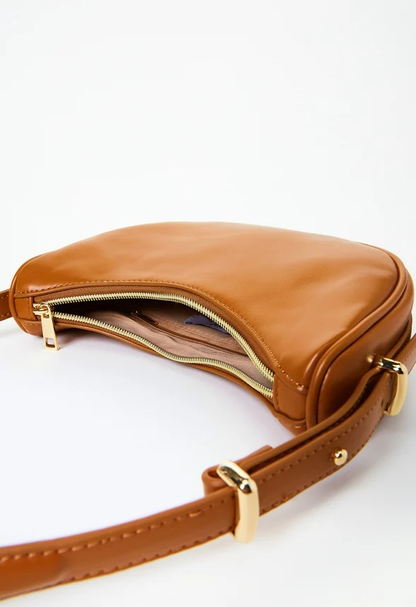 The Minimal Shoulder Bag - Camel