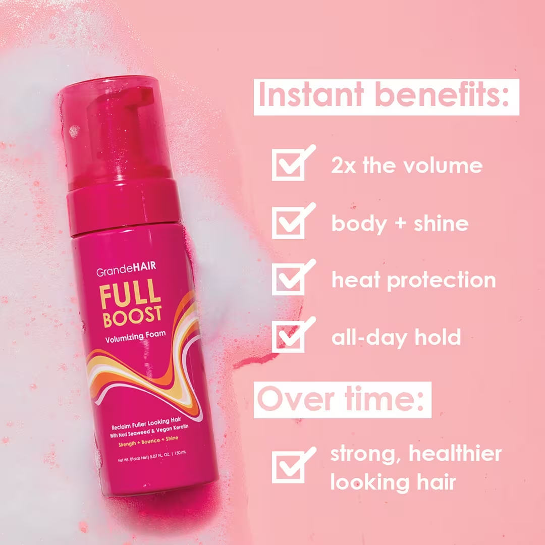 GrandeHAIR Full Boost Volumizing Foam - 5.07 fl oz