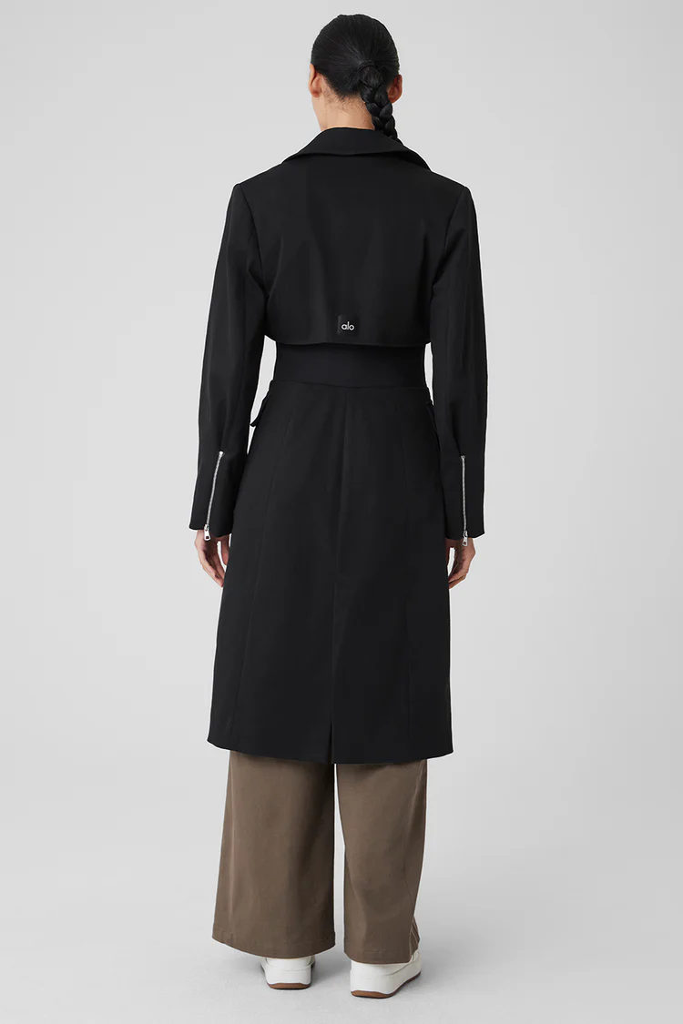 Formation Trench Coat - Black