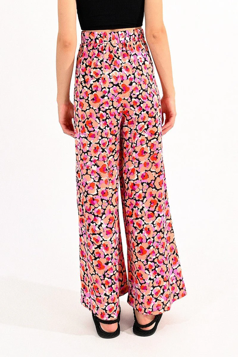 Floral Prints Pants - Pink