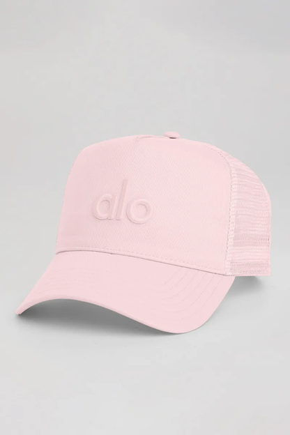 District Trucker Hat - Powder Pink