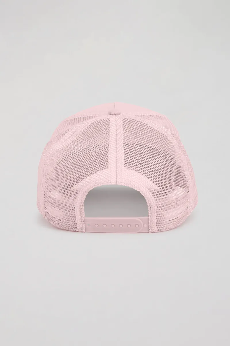 District Trucker Hat - Powder Pink