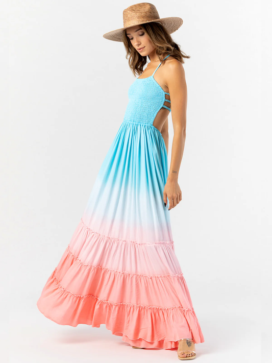 Tiare Hawaii Naia Maxi Dress - Blue