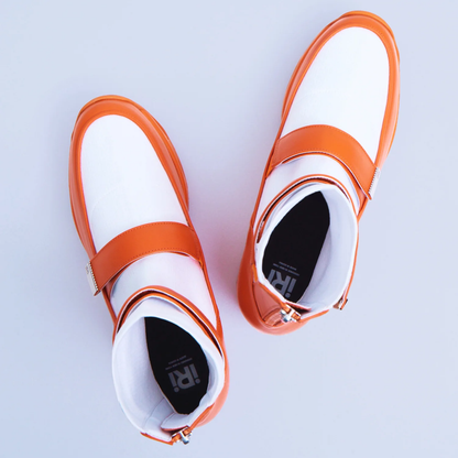 VES Orange High Top Sneaker - Orange