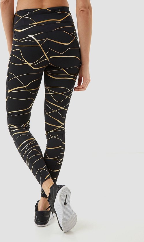 Icon Clash Fast Running Tights - Black & Gold