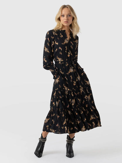 Olivia Zip Up Dress - Highland Paisley