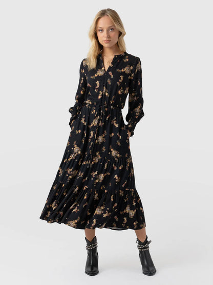 Olivia Zip Up Dress - Highland Paisley