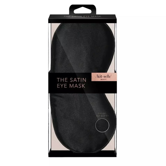 Satin Eye Mask - Black